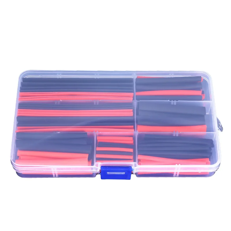 150pcs Heat shrink tube Polyolefin Insulation Sleeving Tube,Electrical Connection Electrical Wire Cable Assorted Shrink wrap 2:1