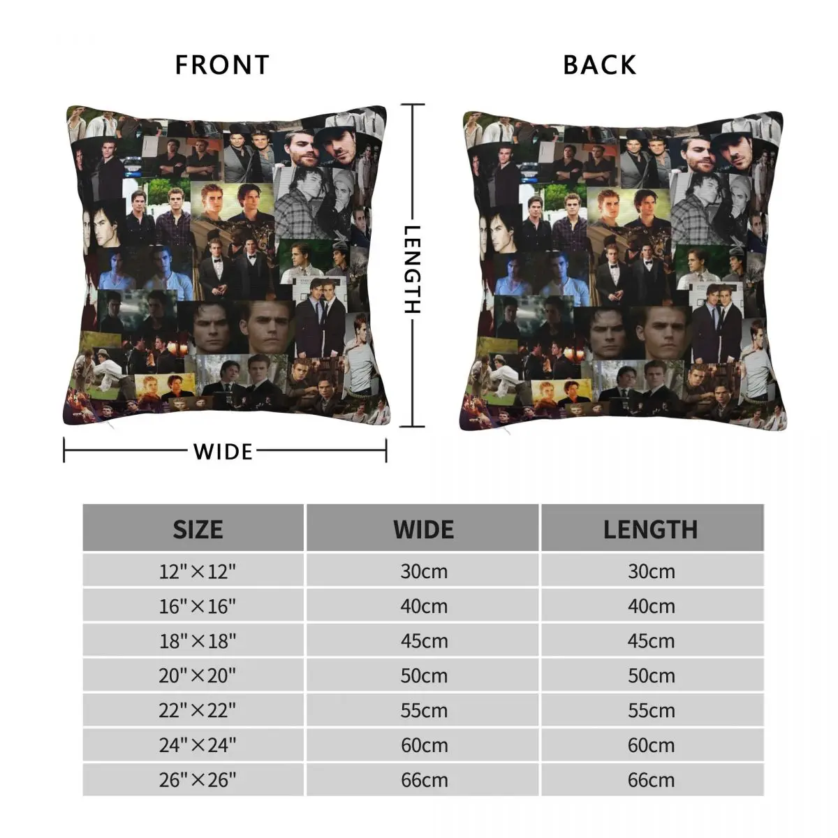 Ian And Paul Salvatore Bros Pillowcase Polyester Linen Velvet Printed Zip Decor Throw Pillow Case Room Cushion Cover Wholesale