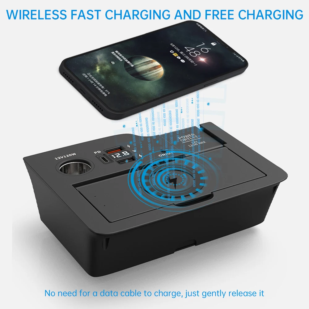 

For Honda CRV car wireless charger converter super fast charger wireless car charger adapter