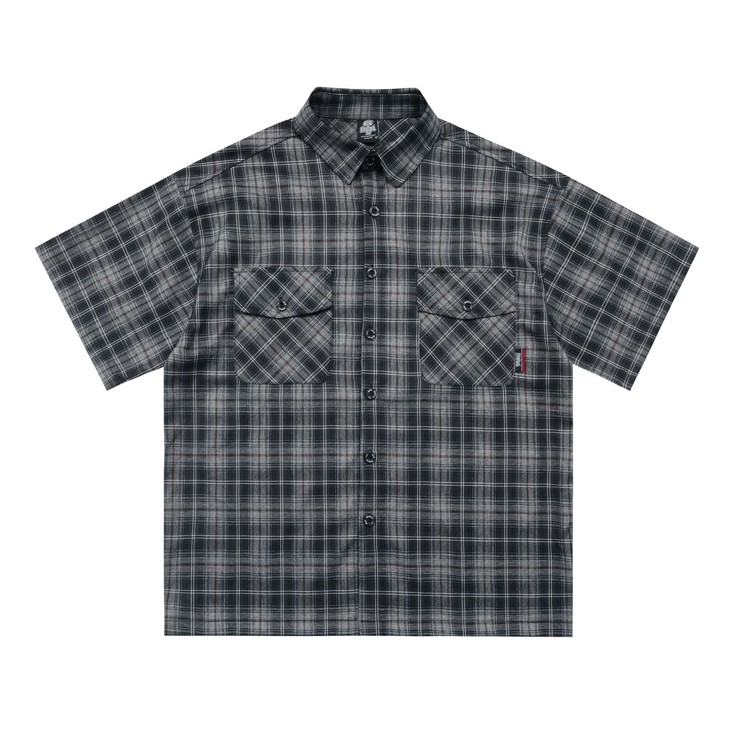 Pakaian Kerja Longgar Bunga Chicano Pantai Barat dan Kelas Berat Lima Perempat Sve Bordir Remaja Sle Tahan Aus