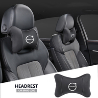 1Pcs Auto Headrest Car Logo Seat Neck Pillow For Volvo S80 T6 V90 EX30 EM90 C40 S40 S80L XC-Classic C70 CX70 Rdesign Olestar AWD