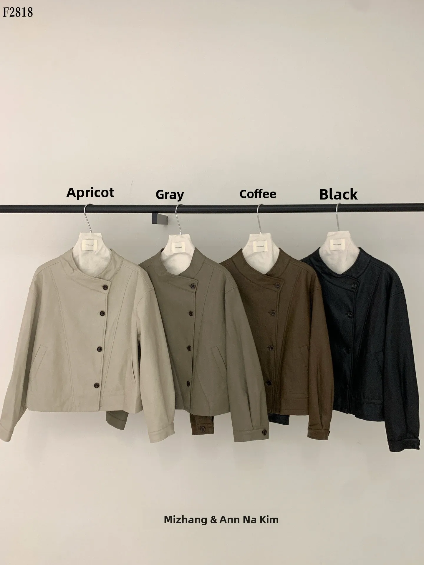 Tagkita Cappotto da motociclista casual retrò in pelle PU allentata Jaet American Sle da donna Cappotto capispalla autunno Faion