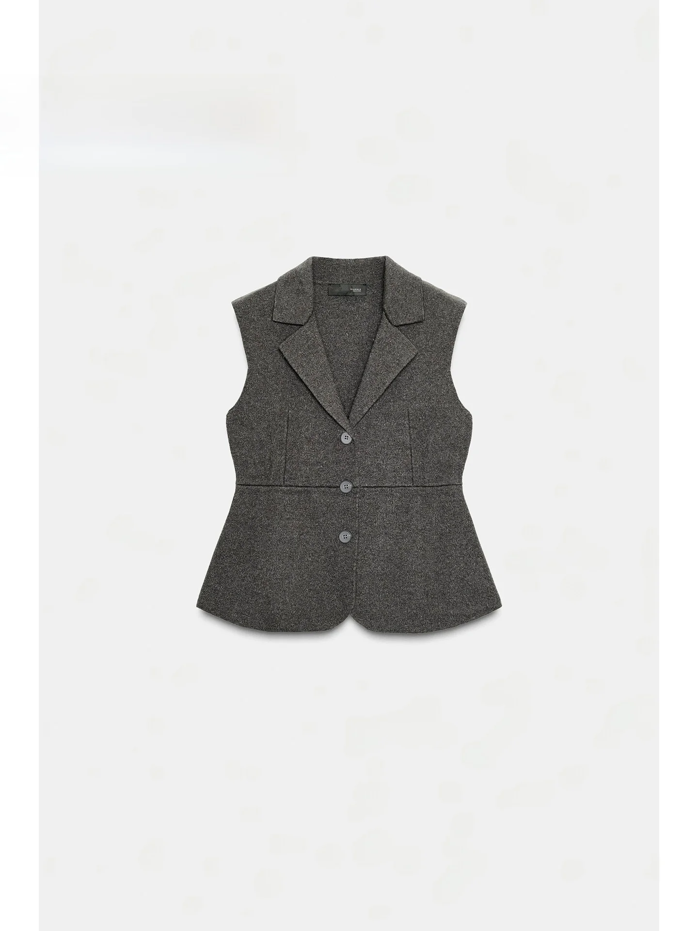 

Spring 2026 Faionable Pure Color Knitted Slim Fit Svel Vest for Women Sli Casual Versatile Single Button Closure