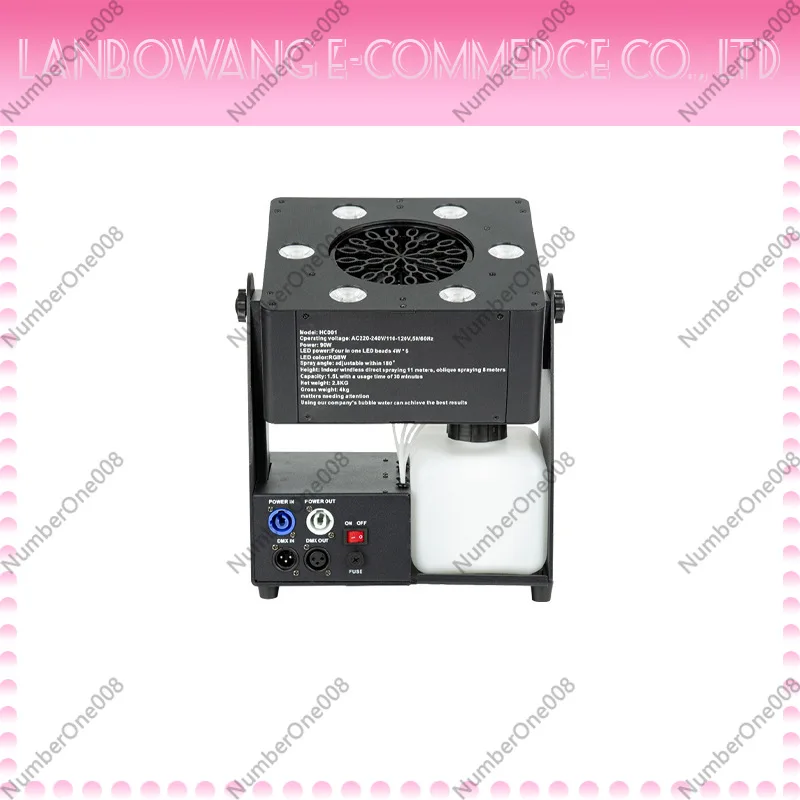 Bubble Machine LED Automatic Bubble Blowing Machine Water Park Stage Performance Special Effects Remote Control Bubble Machine