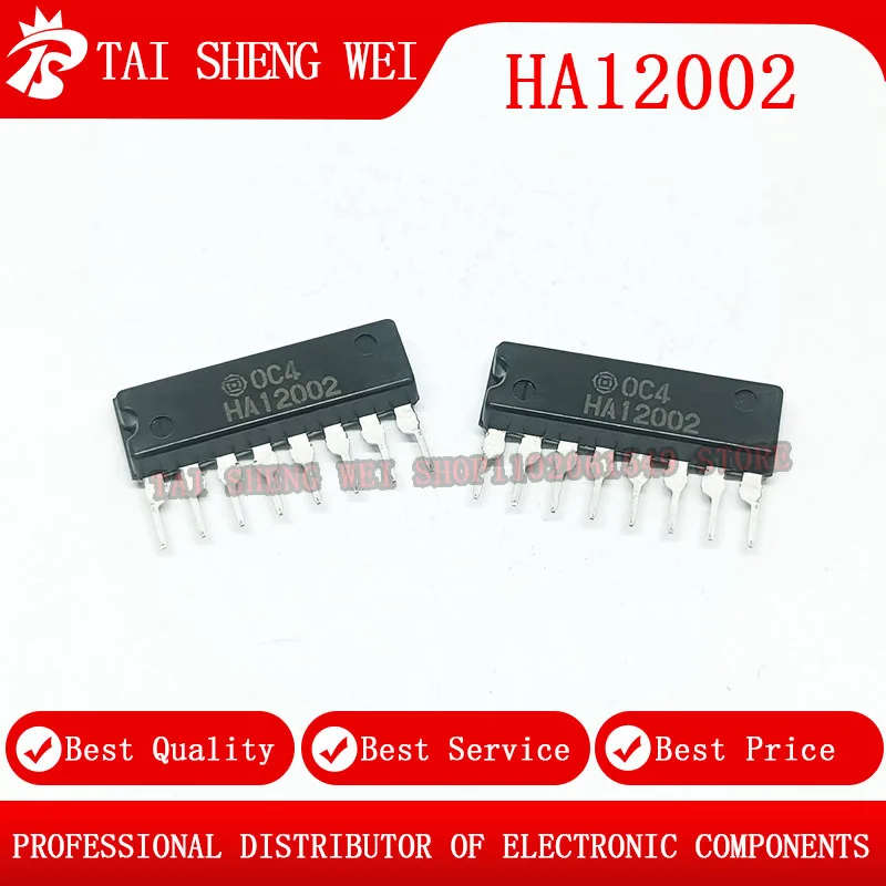 2PCS Brand new and original HA12002 12002 ZIP-8 SIP-8 Protection Speaker & Power Amplifier HA12002 Brand New Original