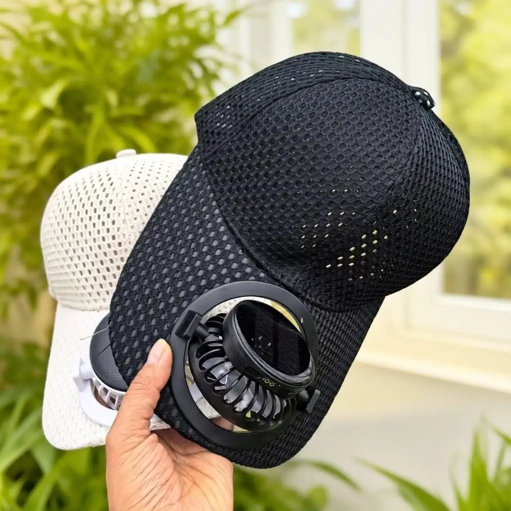 Solar with Digital Fan Outdoor Construction Site Labor Protection Shading Sun Protection Mesh Breathability
