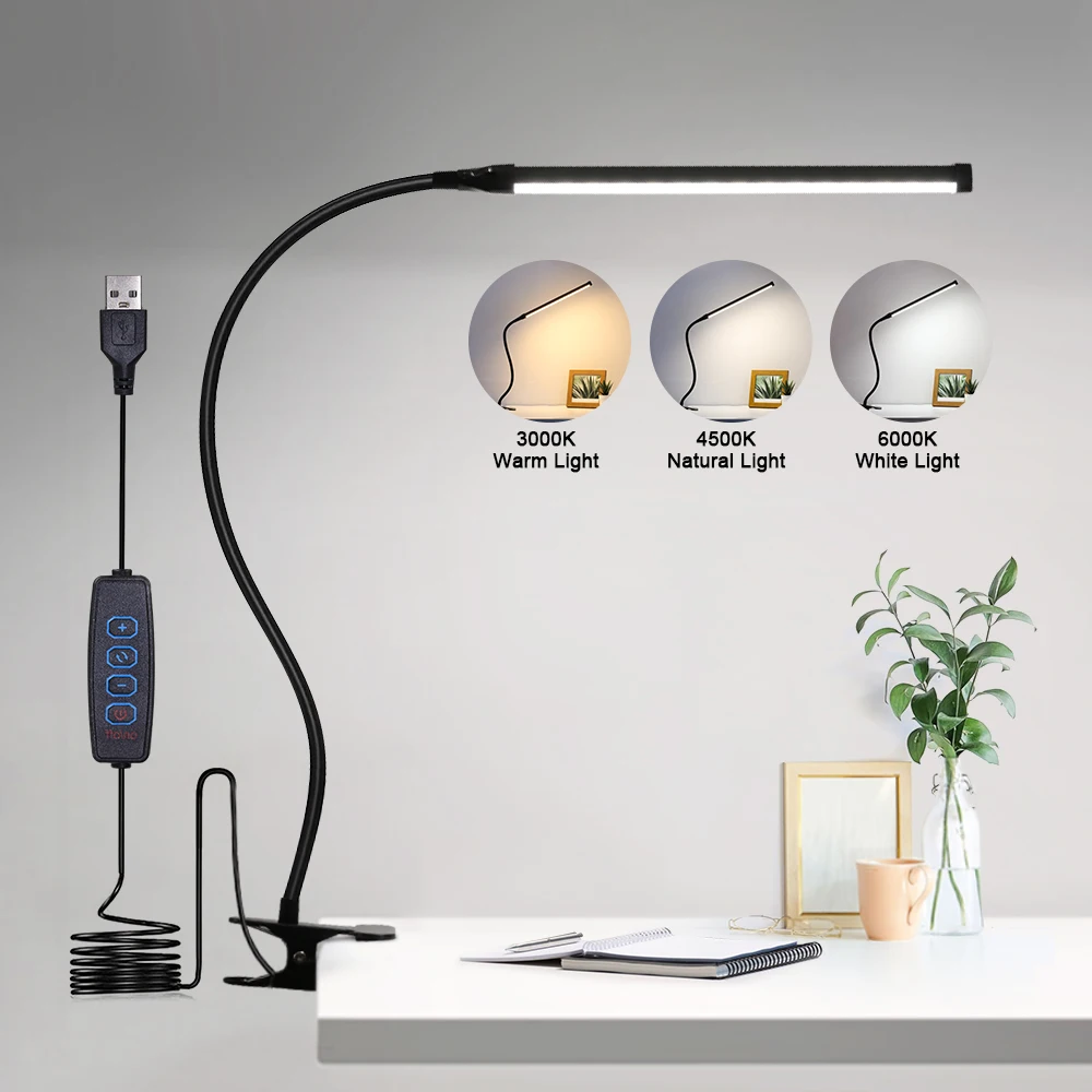 Led Table Lamp USB Rechargeable Lighting Eye Protection Room Night Light Bedroom Bedside Student Reading Lamp Desk Light