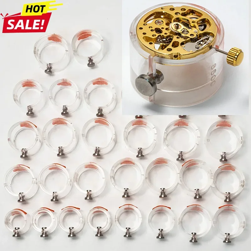 

Держатель для часовых механизмов из акрила, 30 размеров, для механизмов NH35A, 4130/3235/3135/2836/2892/7750/8800/2824/9003