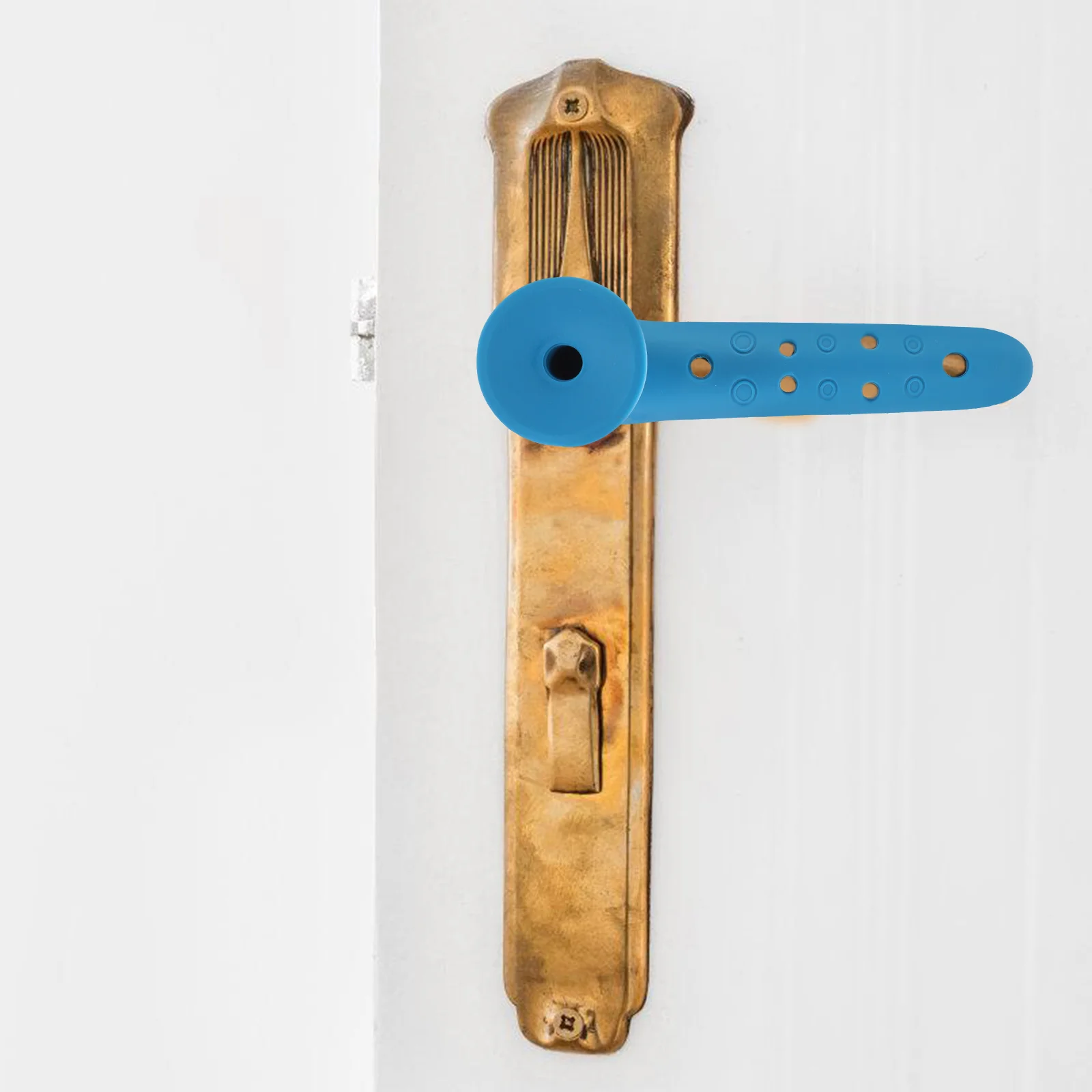 

4Pcs Anti-Collision Door Handle Cover Soft Silicone Wall Protector for Doors Furniture Safe Bedroom Bathroom Kitchen Use