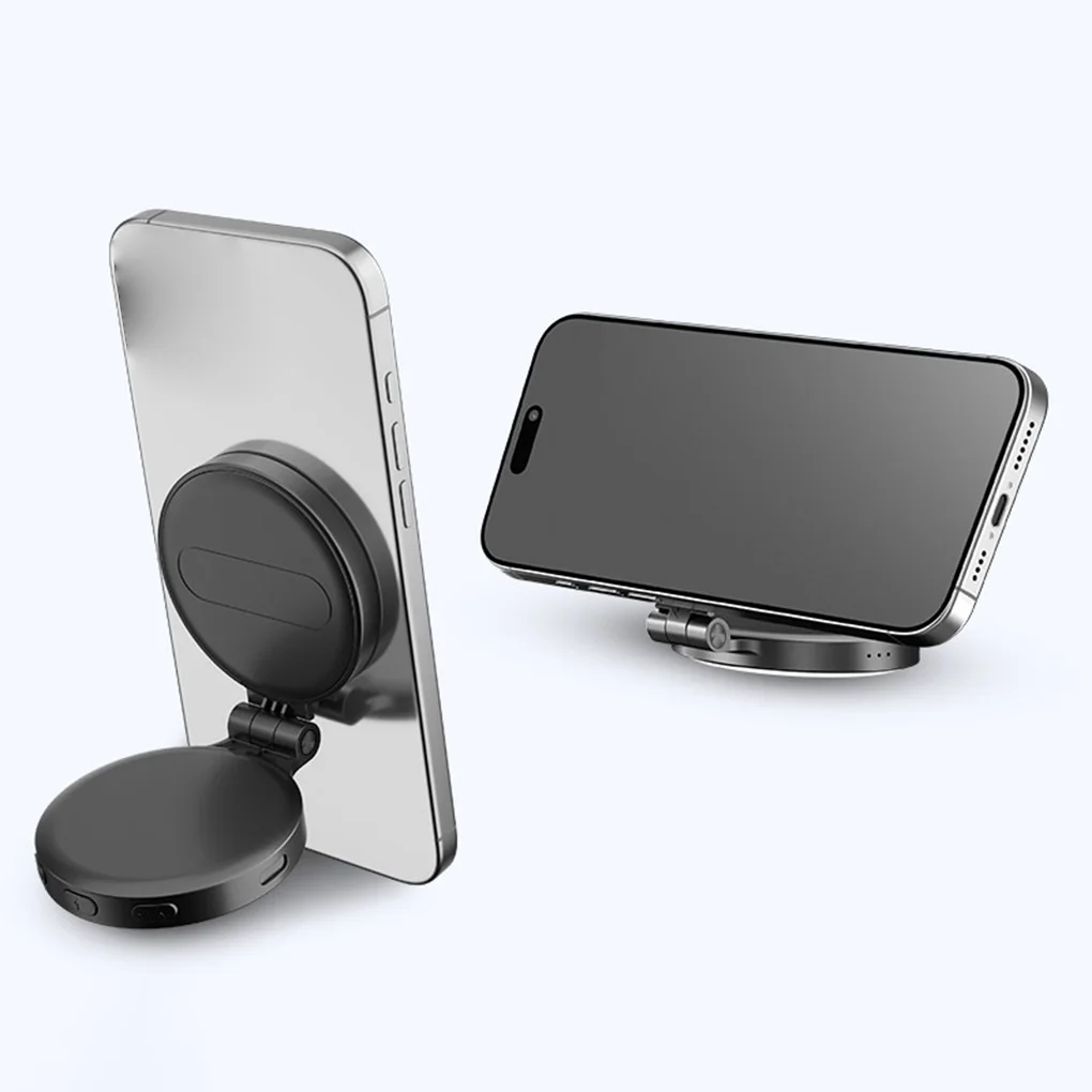 Magnetyczna lampka do smartfona, mini lampka do selfie, 3 tryby, regulowana jasność, do iPhone'a i Androida, mini ring light do selfie.