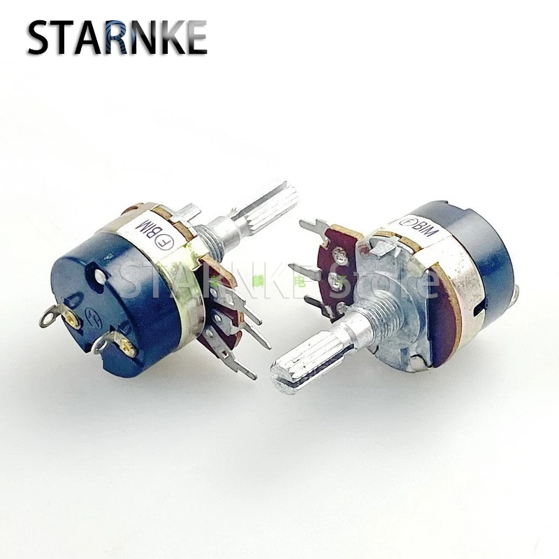 2PCS 138 Type Dimming Rotary Potentiometer B1M Fan Adjustment Switch Handle Length 25MM Speed Control Switch