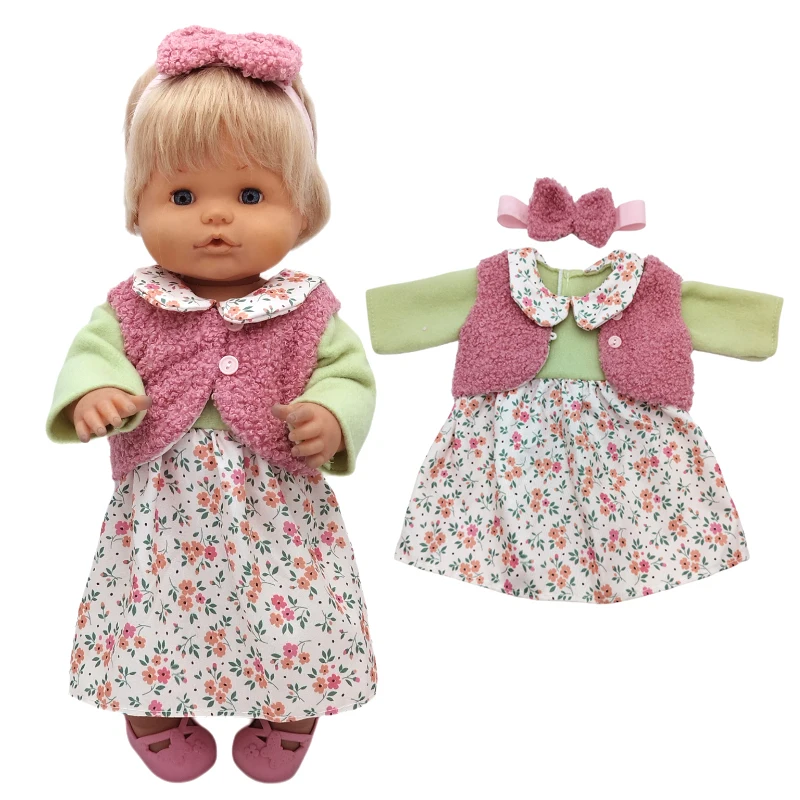 16 Inch Nenuco Doll Winter Wool Vest Ropa Y Su Hermanita 40cm Baby Dolls Clothes