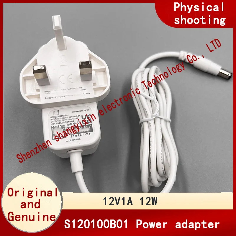 

Original S120100B01 Power adapter UE UK Gauge 12V1A 12W DC5521 Audio charger for set-top box Fiber Cat router