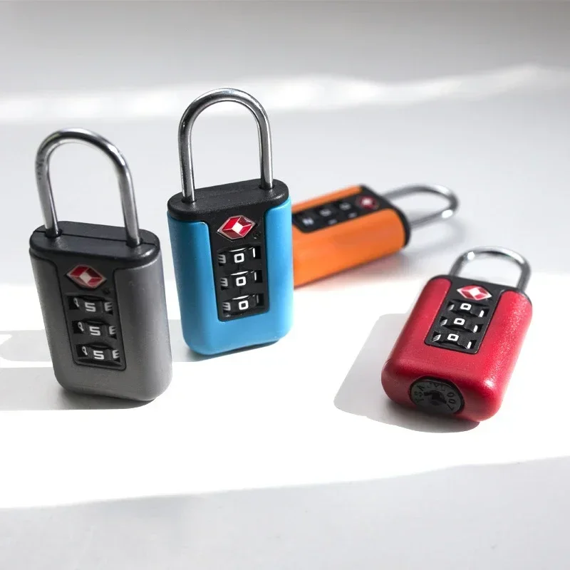 TSA Customs Lock ABS Lightweight Lock Body, Durable Lock for Travel Luggage and Gym Locker, Keyless Password Padlock