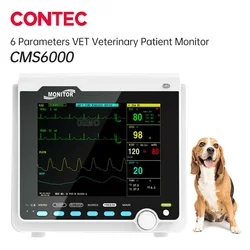 CONTEC CMS6000 Patient Monitor Human/Veterinary Portable 6 Parameter 8