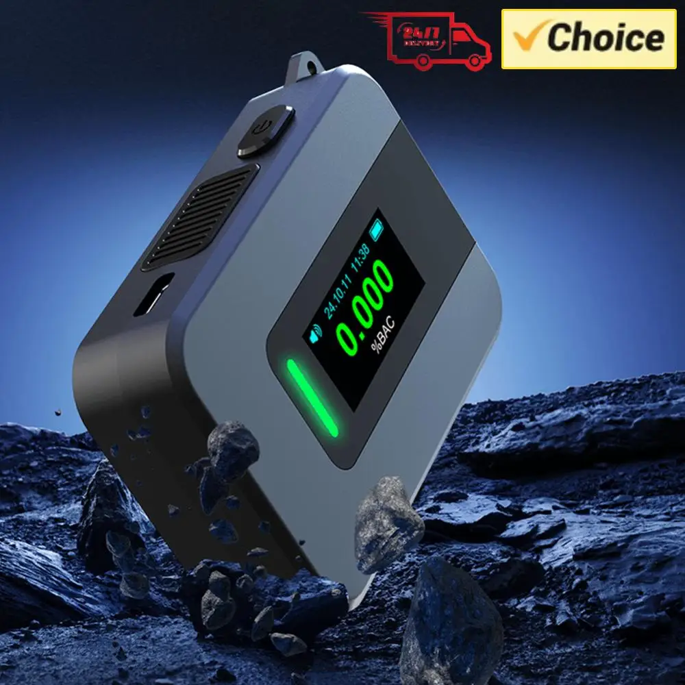 

Electrochemical Alcohol Tester Non-Touching Blowing Breathalyzers Non-Contacting Electronic Breathalyzer for Professional Use