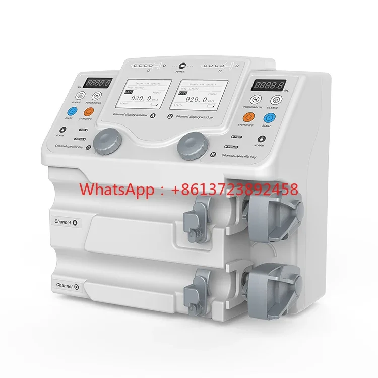 China factory touch screen laboratory micro tci double prefilled syringe pump