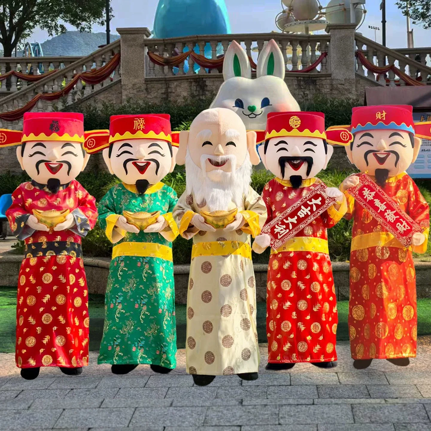 Professional Custom God of Wealth Mascot Clothing, Adult Popular God of Wealth Mascot Clothing
