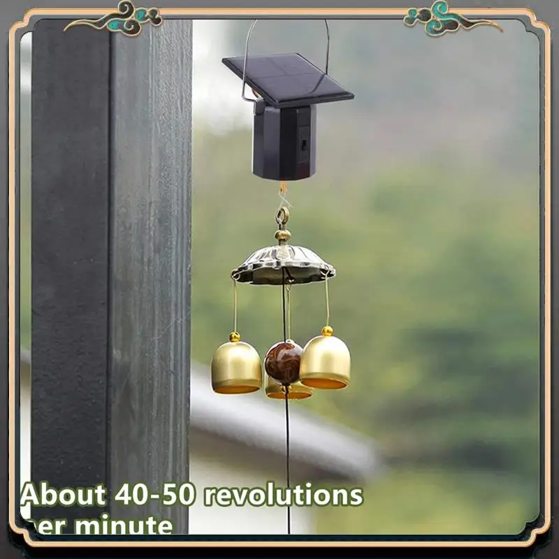 

Premium Solar Powered Wind Spinner Solar Motor With Hook No Batteries Requireds Hanging Rotating Motor For Outdoor Garden Patio