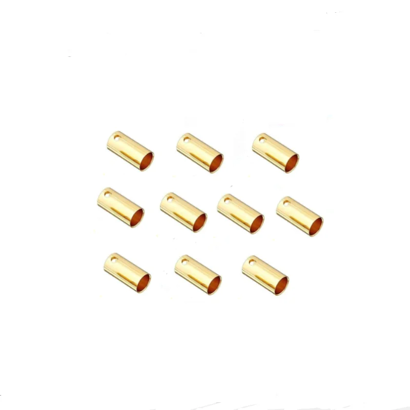 2/5/10 par pozłacane złącze żeńskie 6.5mm z wtyczka bananowa pociskiem do akumulator do RC Lipo silnik ESC samolotu samochodowego