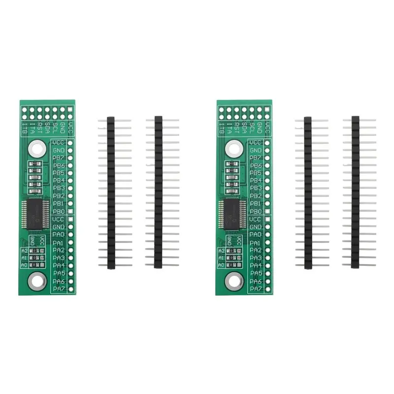 

JABS-2X 16-Ch IO Expansion Pin Module Board I2C Interface IIC Input Output MCP23017-E/SS For Computer Game Console