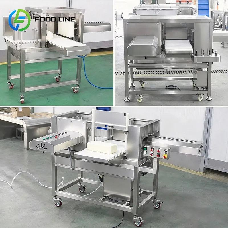 Frozen Cheese Block Cutter Cheese Dicing Equipment for Consistent Cubes Strips and Small Square Pieces Customized