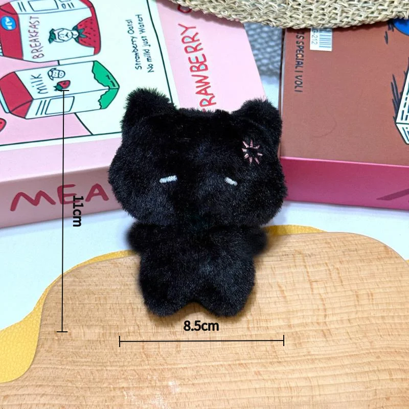 Cute Cartoon Plush Kitty Keychain