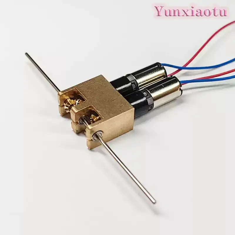 Metal Gearbox for RC Tank Excavator Tracked Vehicle 1:1 Wheel Power Drive System