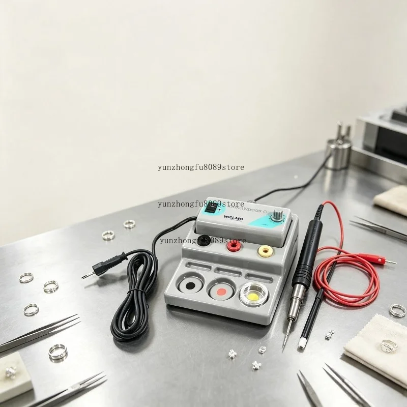 Portable Pen‑Type Electroplating Machine, Gold Silver Plating Pen Tool for Handmade Jewelry Surface Repair Processing Work