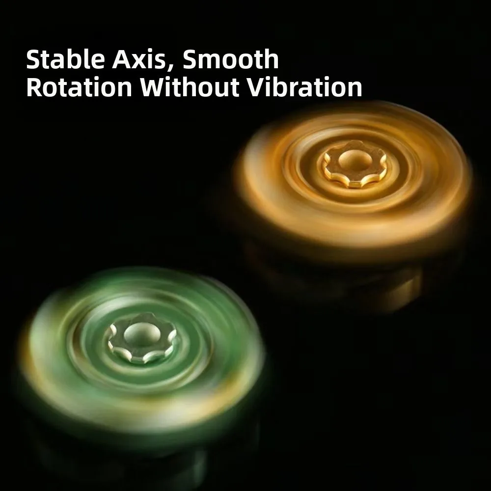 

Luminous Luminous Fidget Spinner Silent Bearing Rotator Design Spinning Top Fingertip Sprocket 360° Roatating Gyroscope Toy