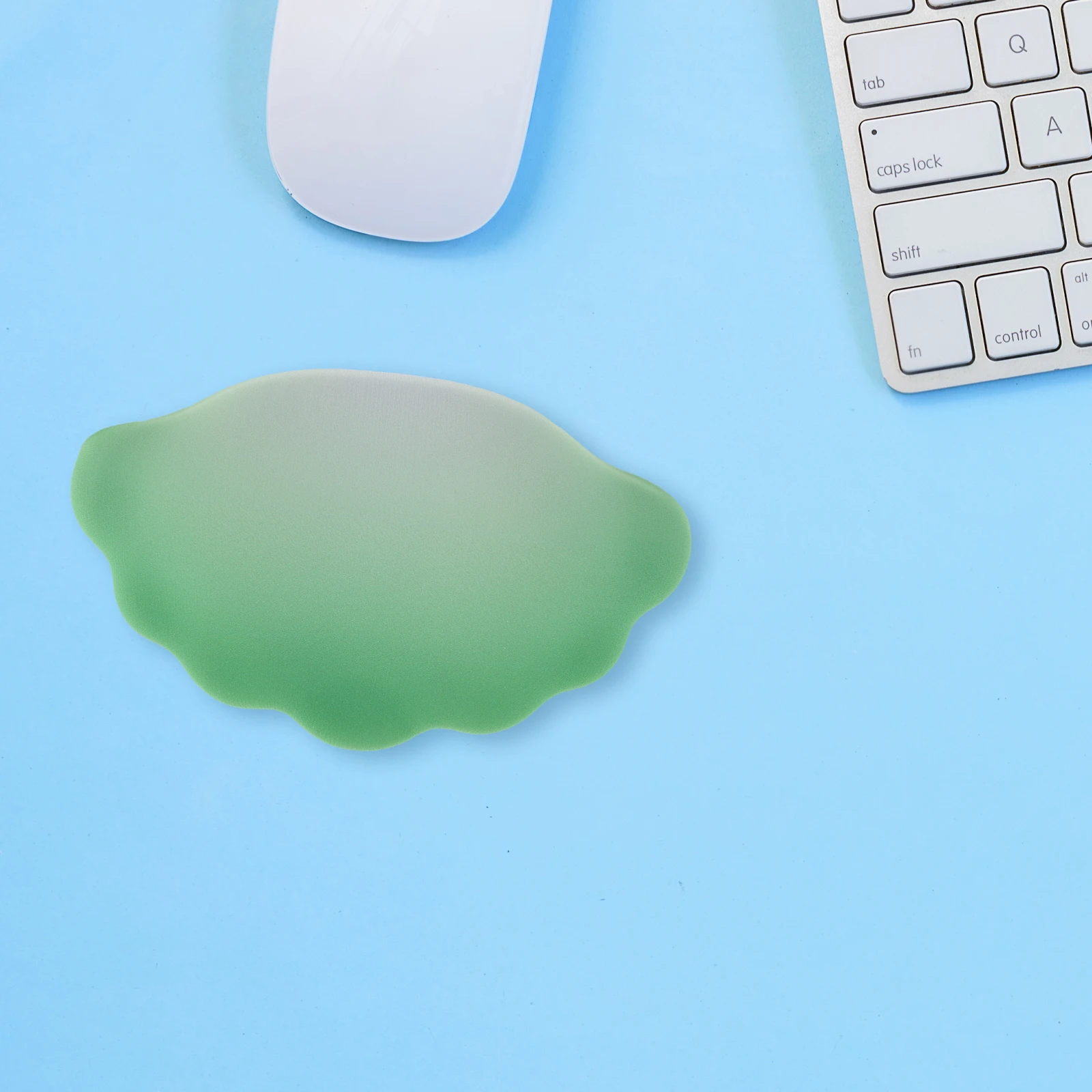

Cute Dumpling Shaped Mouse Wrist Pad Ergonomic Silicone Rest For Keyboard Typing Non Slip Cushion Office Gaming Work Desk Wrist