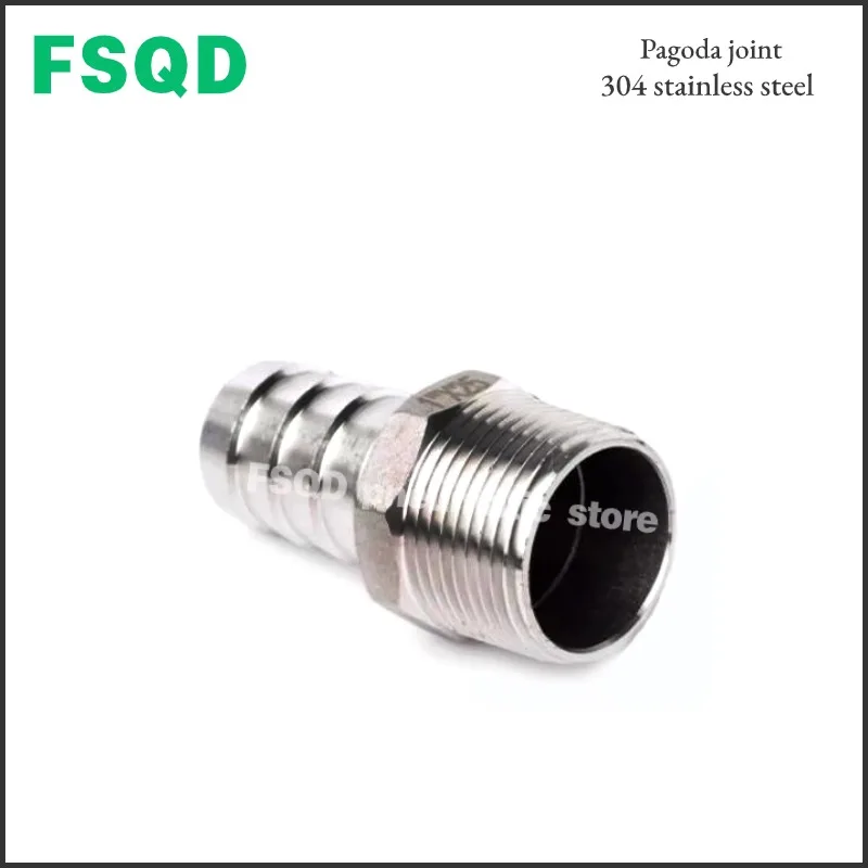 1pcs Connector Outer wire Pagoda joint  DN65 DN80 DN100  304 stainless steel Water pipe, gas pipe, water pump, fitting