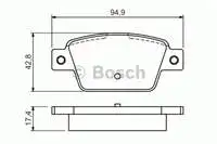 Store code: 986494536 for brake BALATASI rear STILO all models 01 BRAVO LINEA 1,4 mj 07 MULTIPLA 98 DEL T JET 1.6 1.9d MTJ 07 MULTIPLA 98 DEL