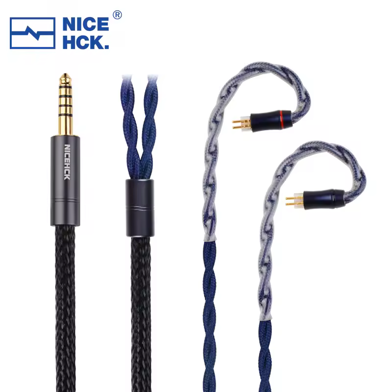 NICEHCK 드래고ン스케일 7N OCC 팔라듐 실버 이어폰 케이블 MMCX 2핀