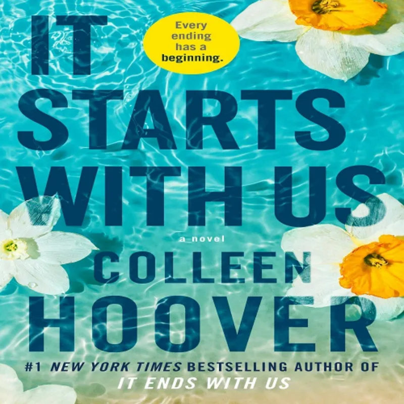 Inizia con noi di Colleen Hoover/It Ends con noi romanzi Book in inglese #1 Sunday Times bestseller Paperback Libros Livros