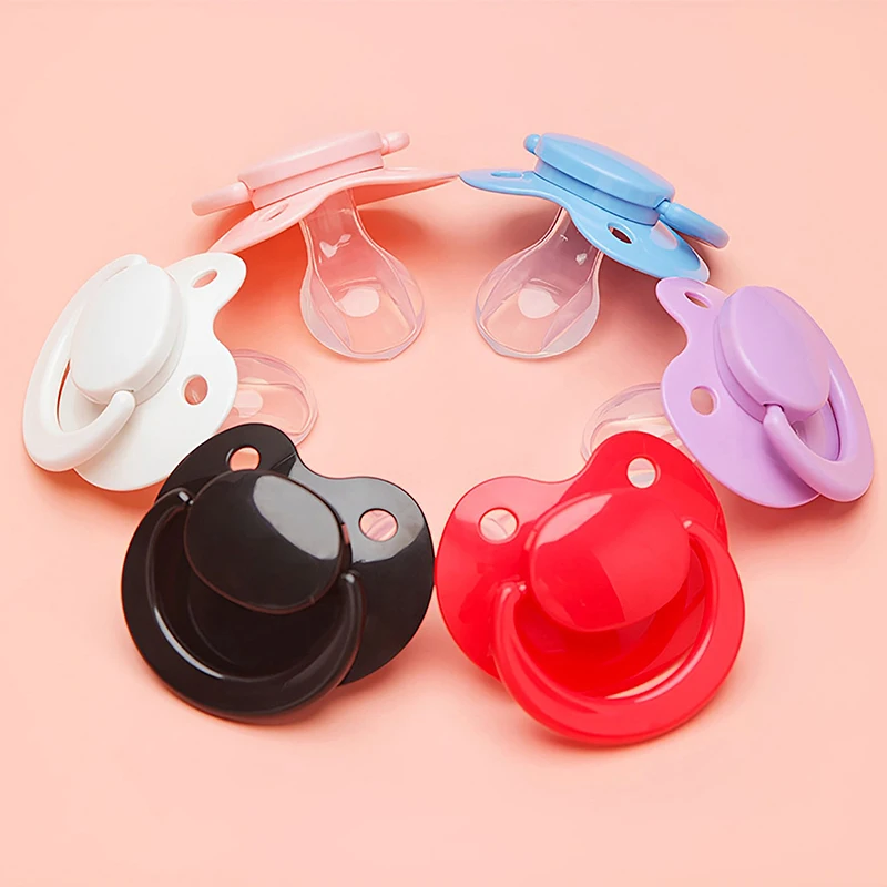 Pacifier Adult Baby Pacifier Big Size Silicone Adult Nipple Rainbow For Adult Cute Baby Girl Boy