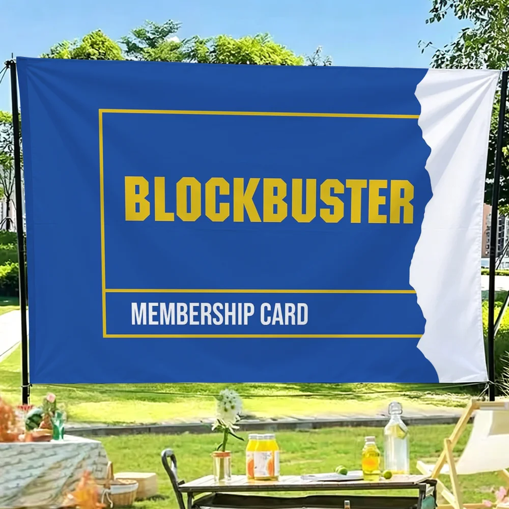 Cool Blockbuster flag Advertising Banner for Camping Decoration Outdoor & Garage Wall Hanging Decorations