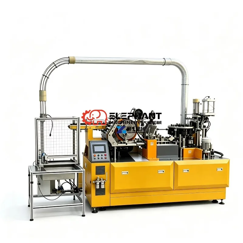 Mini Industrial Paper Tea Cups Machines Space Saving Disposable Single Wall Cup Production Machine for Limited Workshops