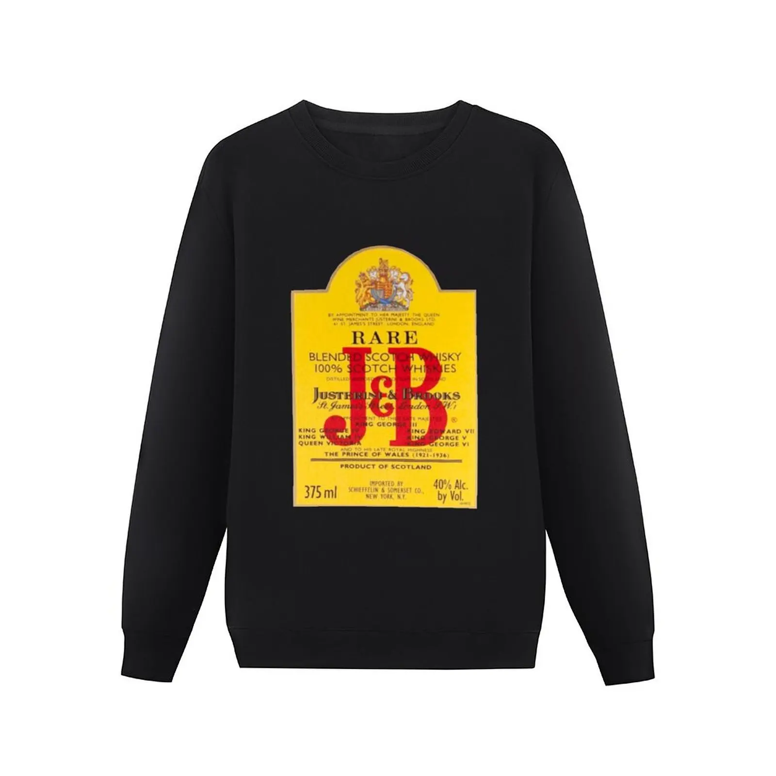 J&B Rare Scotch Whisky Blend Pullover Hoodie men's sweat-shirt men's clothing aesthetic sweatshirts