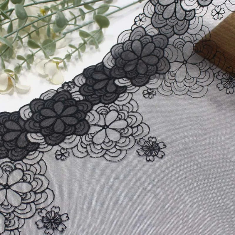 35yards-black-floral-embroidery-lace-trim-fabric-garment-bra-underwear-lingerie-sewing-trimmings-sleeve-high-quality