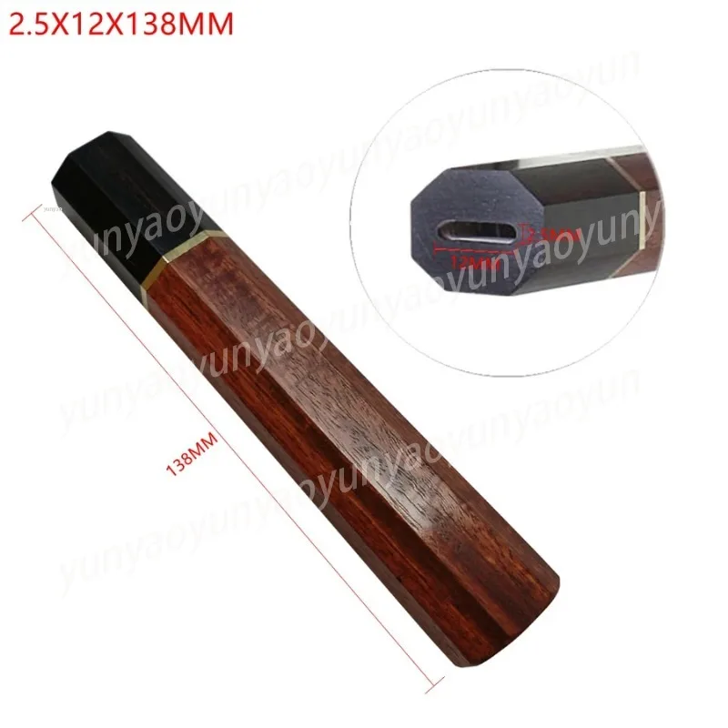 Single Piece Japanese Octagonal Solid Wood Handle, Japanese Beef Knife/sashimi Fish Knife DIY Homemade Replacement Wooden Handle