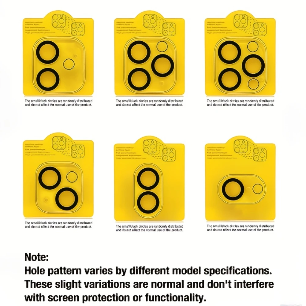 NNBILI 4 قطعة واقي كاميرا من الزجاج المقسى لهاتف iPhone 17 Pro Max 16 15 14 13 12 11 Pro MAX Mini 17Air Series تغطية كاملة للعدسات #6