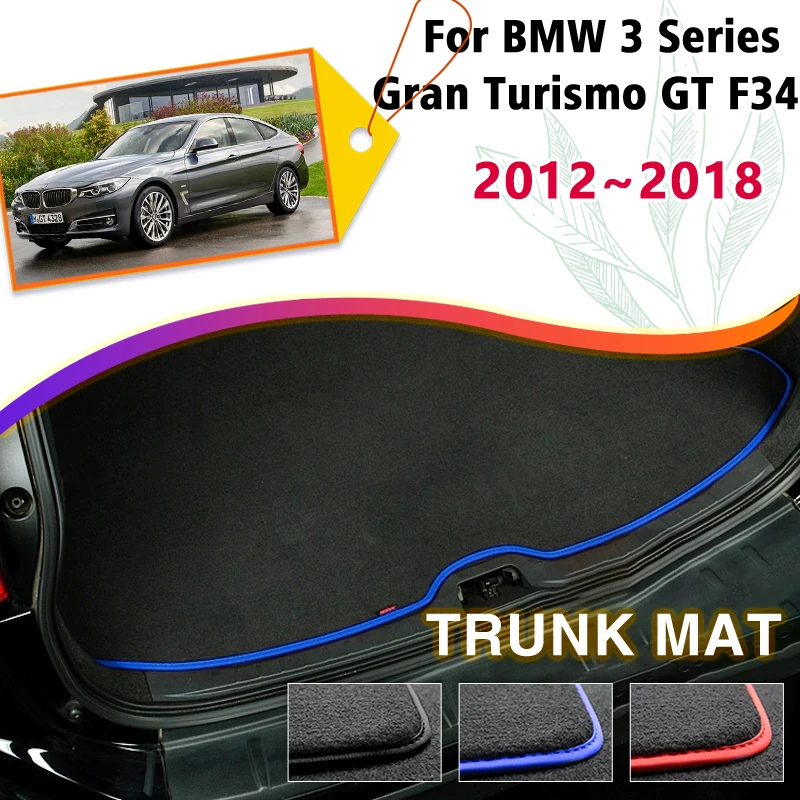 

Car Trunk Mat For BMW 3 Series Gran Turismo GT F34 2012~2018 Boot Cargo Liner Tray Rear Trunk Luggage Carpet Pads Accessories