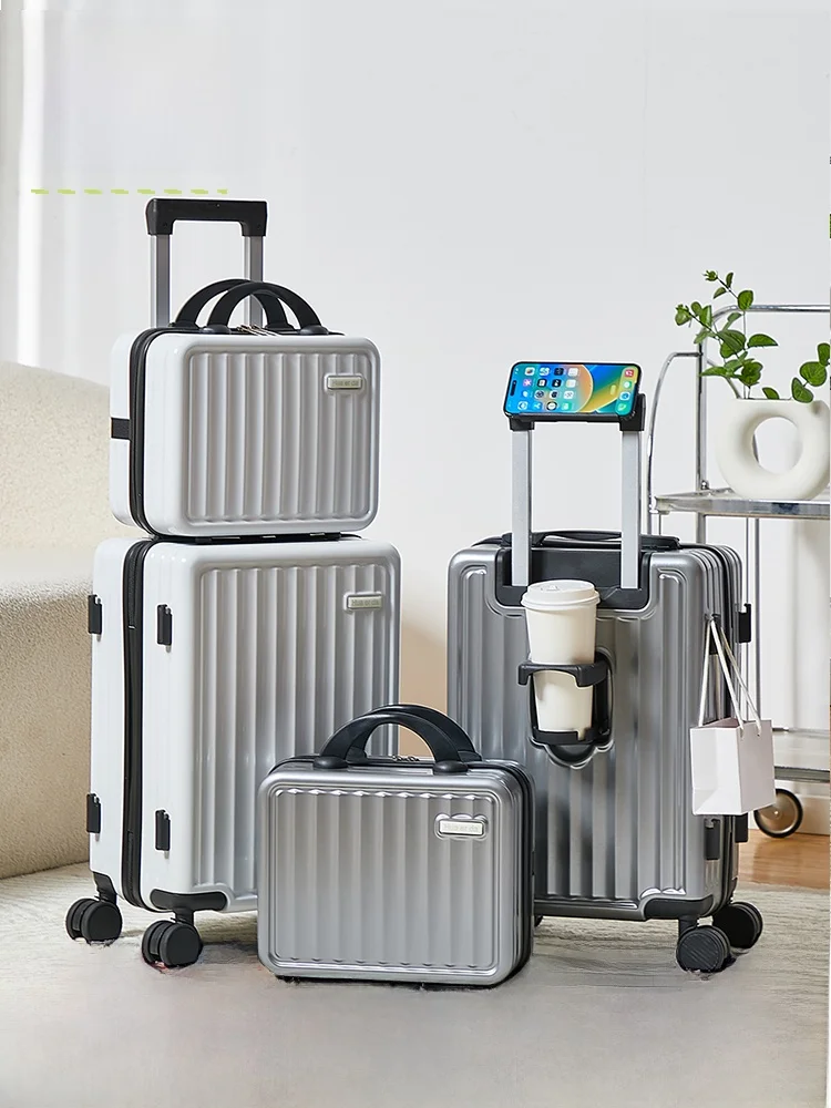small-20-inch-carry-on-suitcase-mother-daughter-luggage-short-term-travel-bag-multi-functional-women's-2026-new-model
