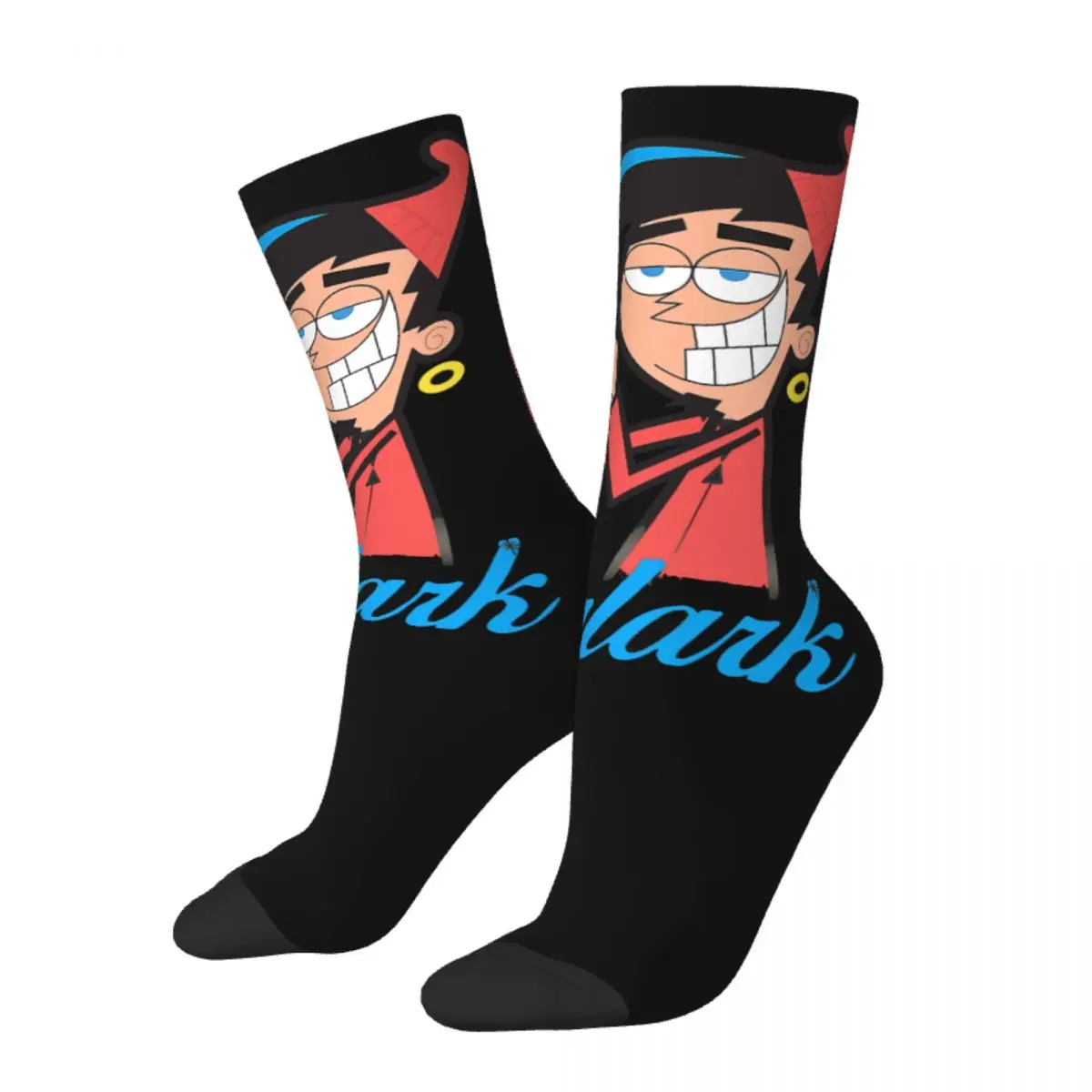 Funny Happy Men's Socks Chippy Skylaik Retro Harajuku The Fairly Odd Parents Hip Hop Pattern Crew Crazy Sock Gift Printed