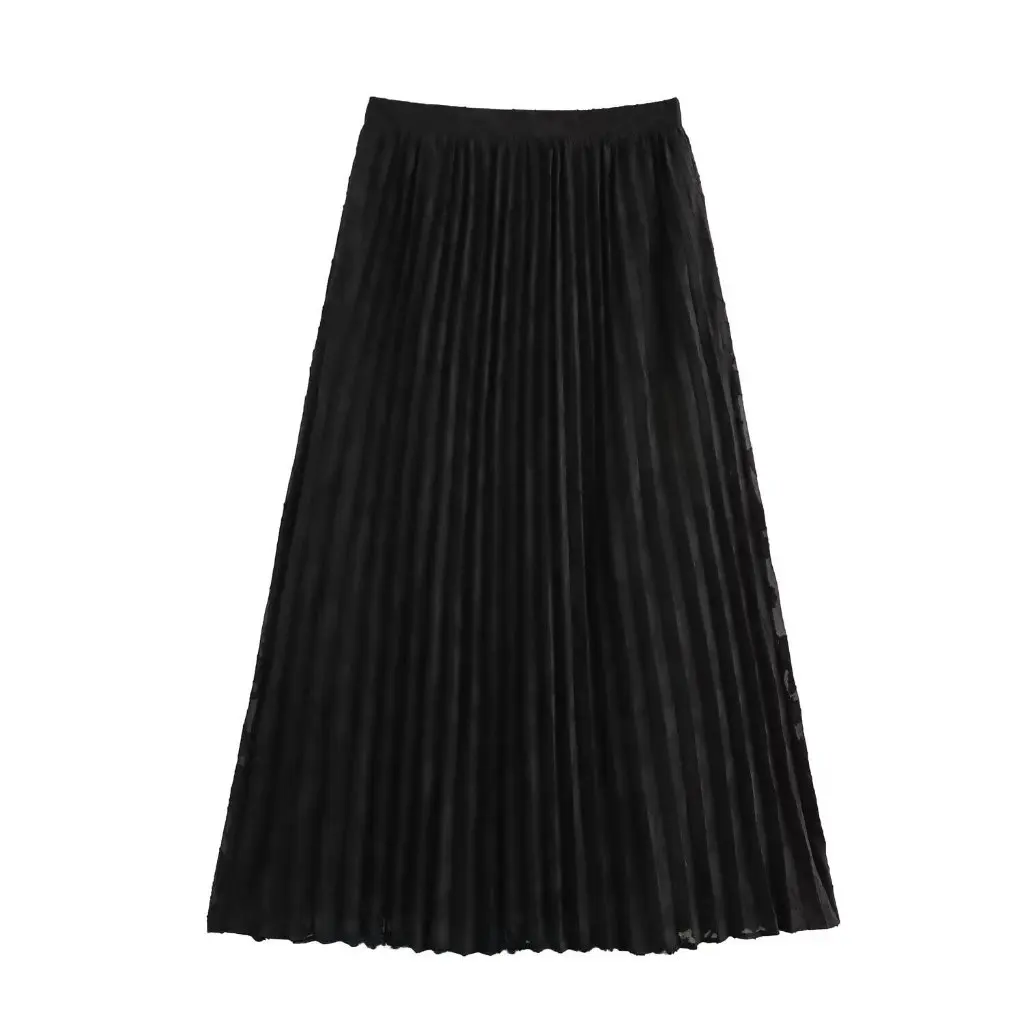 

Winter Burned Flower Print Long Sleeve Midi Dress Women's Shirt Top Cross Border F611007