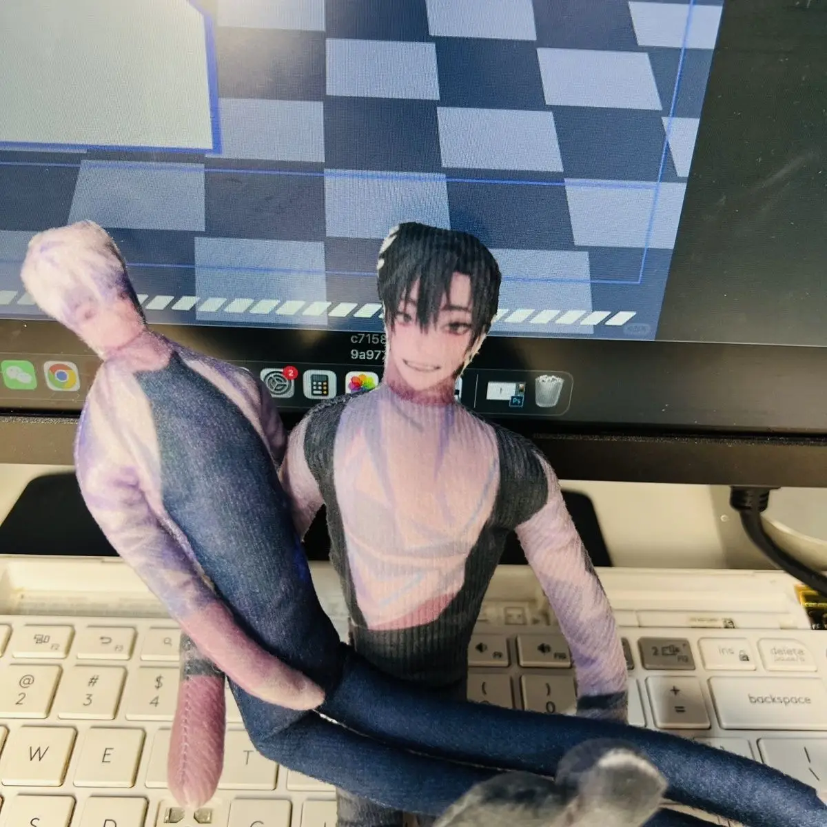 陸光リンククリックアニメコスプレぬいぐるみ可動式抽象ボディワイヤースケルトンハロウィン小道具