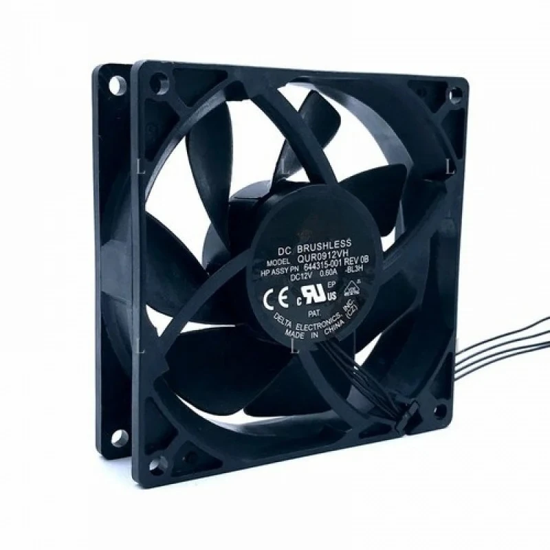 

Brand New Original QUR0912VH 92mm 92*92*25mm 12V 0.60A 4 lines pwm 800-4000RPM cooling fan fast shipping