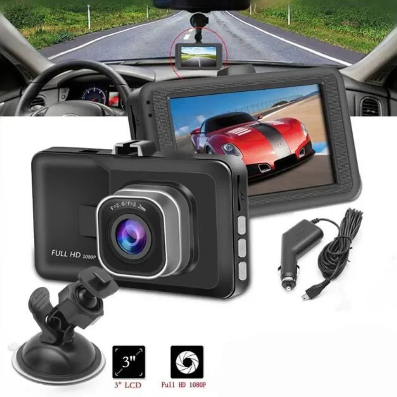 3.0 Inch Screen Full HD 1080P Car DVR Mini Vehicle Dash Car Camera Cam Recorder Video Registrator Parking Recorder G-sensor