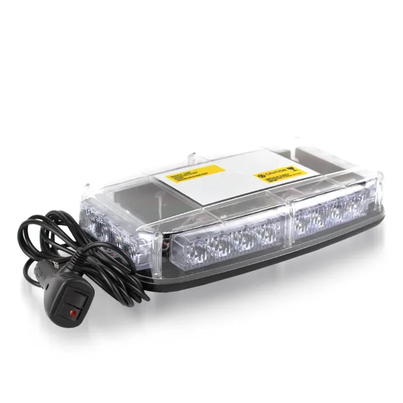 2025รถสั้นแถวไฟเตือน 24LEDแม่เหล็กไฟฉายรถบรรทุกรถกู้ภัยรถก่อสร้างRoofLightไฟสัญญาณ